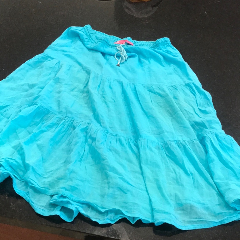 RaviYa Turquoise Summer Skirt with bells